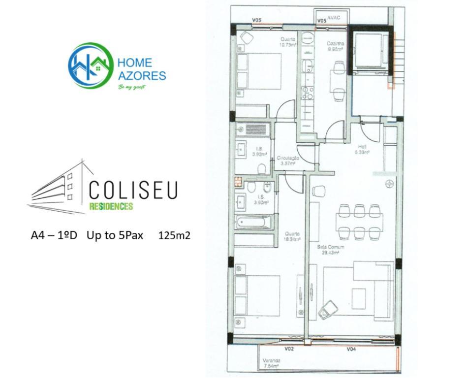 Home Azores - Coliseu Residences Ponta Delgada  Ngoại thất bức ảnh